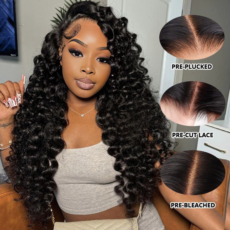Deep Wave Lace Front Wig Human Hair Density 13x4 Loose Deep Wave HD - Mein ShopCrimson MedeaDeep Wave Lace Front Wig Human Hair Density 13x4 Loose Deep Wave HD