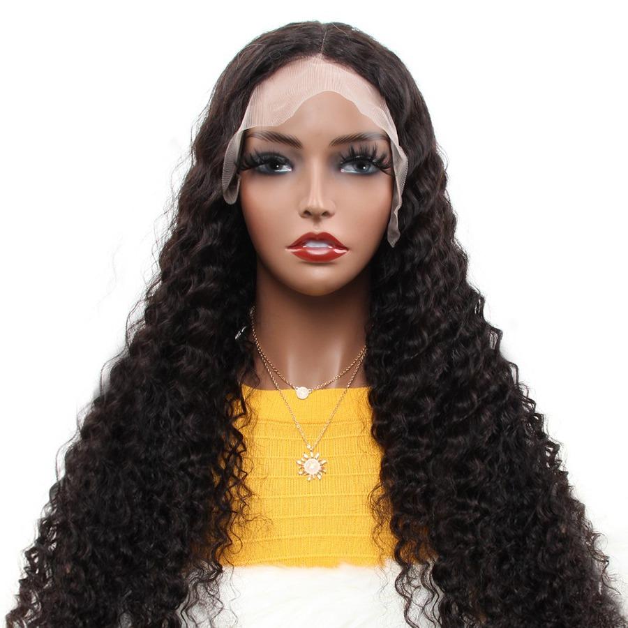 Deep Wave 13x6 Transparent Lace Frontal Brazilian Human Hair Wigs - Mein ShopCerise AlfieDeep Wave 13x6 Transparent Lace Frontal Brazilian Human Hair Wigs