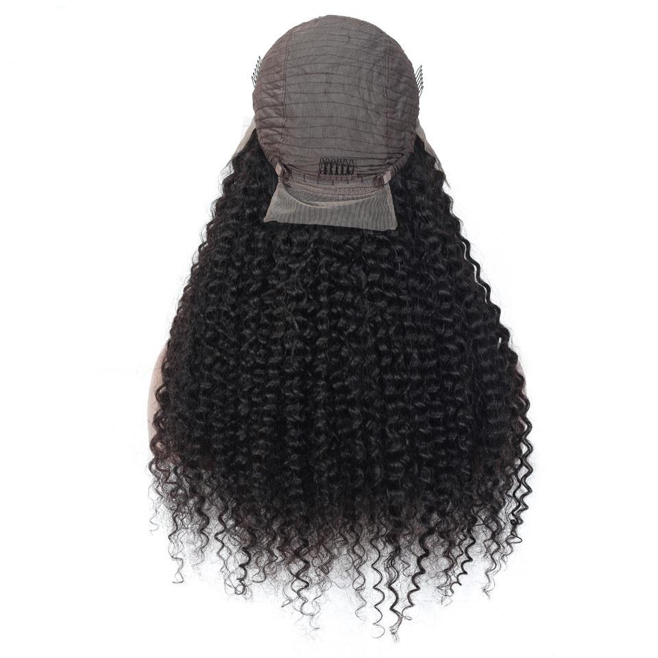 180% Density Full 4x4 Transparent Lace Front Kinky Curly Human Hair Wi - Mein ShopCerise Alfie180% Density Full 4x4 Transparent Lace Front Kinky Curly Human Hair Wi