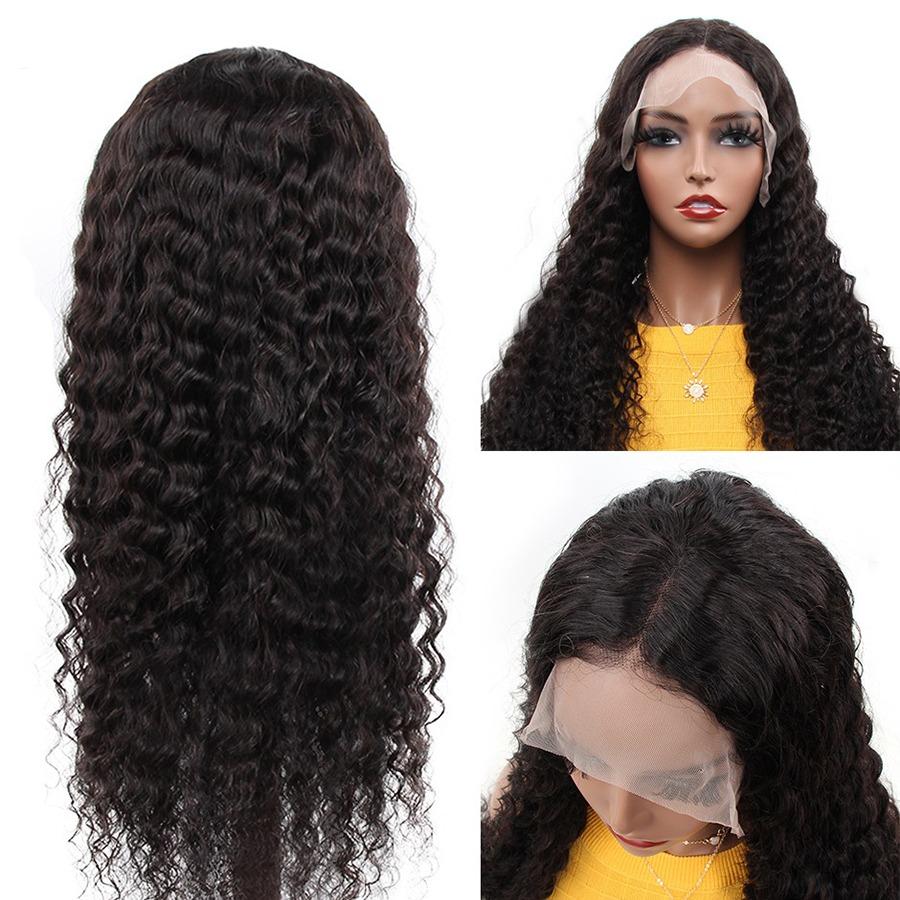 Deep Wave 13x6 Transparent Lace Frontal Brazilian Human Hair Wigs - Mein ShopCerise AlfieDeep Wave 13x6 Transparent Lace Frontal Brazilian Human Hair Wigs