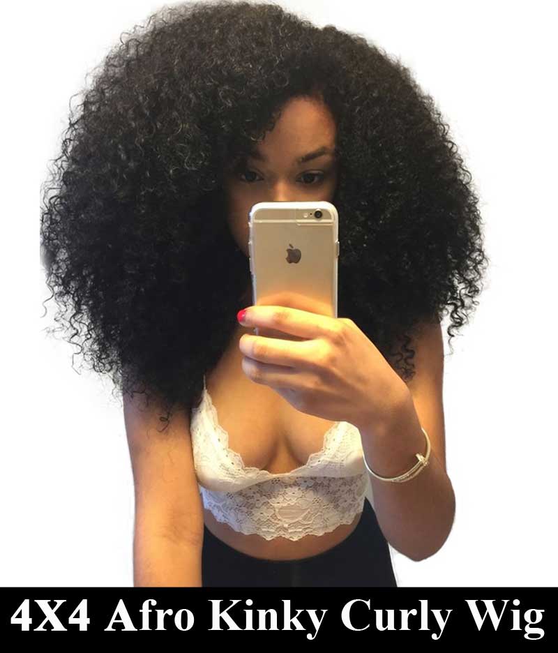 BeuMax 4x4 Afro Kinky Curly 5x5 Lace Closure wig 6x6 Human Hair Wigs - Mein ShopCerise AlfieBeuMax 4x4 Afro Kinky Curly 5x5 Lace Closure wig 6x6 Human Hair Wigs