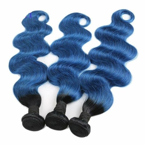 10A Grade Blue Body Wave BUNDLES with CLOSURES & FRONTALS 1B/ blue - Mein ShopCerise Alfie10A Grade Blue Body Wave BUNDLES with CLOSURES & FRONTALS 1B/ blue