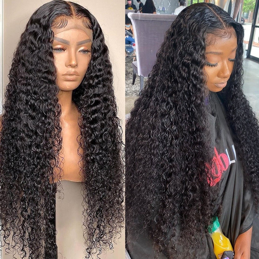 13x4x1 Water Wave 13x1x6 T part Lace Transparent Human Hair Wigs 180% - Mein ShopCerise Alfie13x4x1 Water Wave 13x1x6 T part Lace Transparent Human Hair Wigs 180%