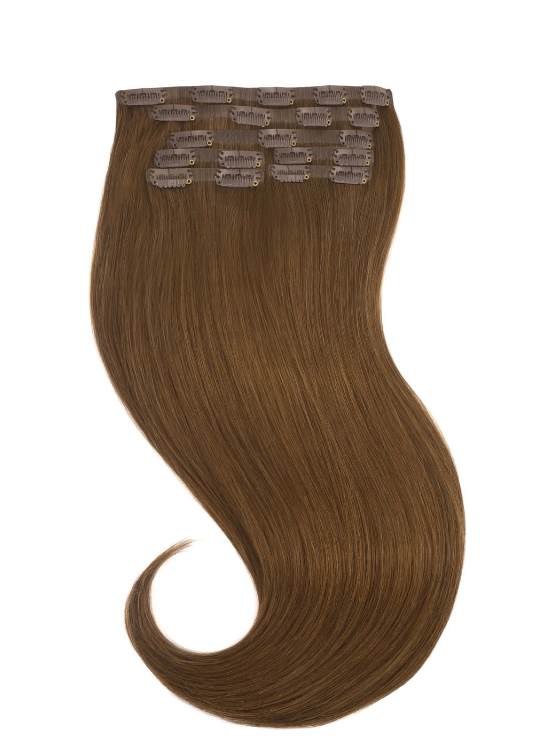 Clip In Extensions Light Brown 6 - Mein ShopHairluxx&CoClip In Extensions Light Brown 6