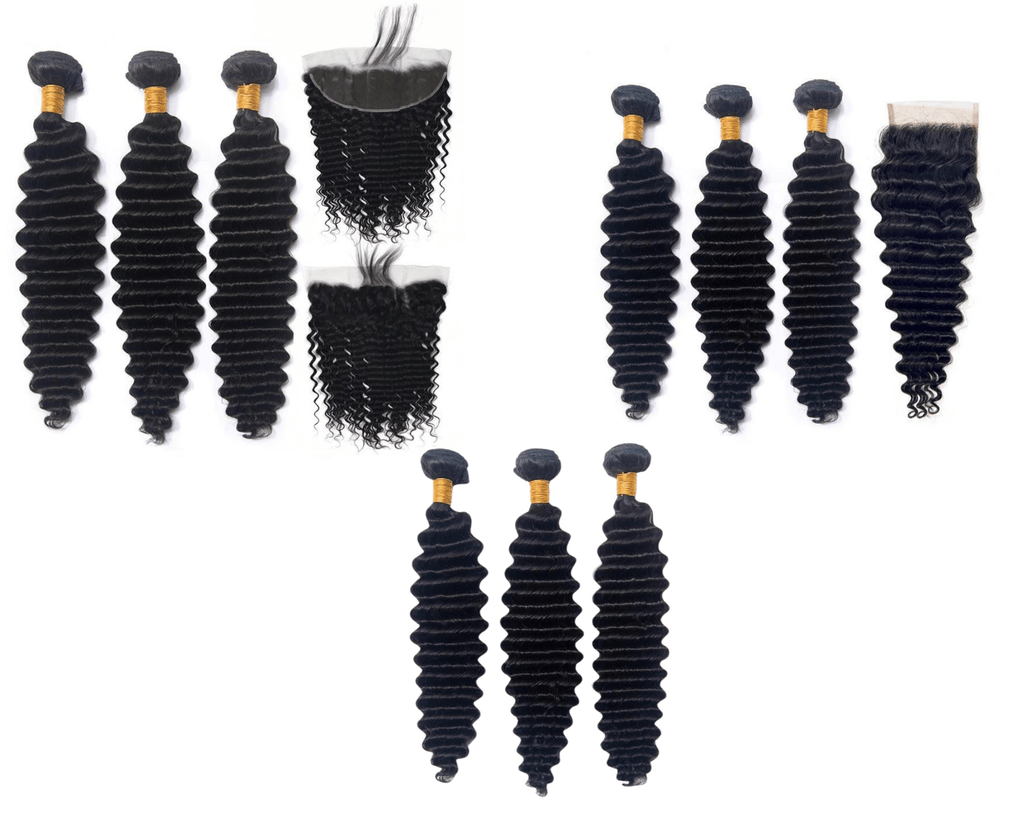 10A Grade 3/4 Loose Deep Wave bundles with 4x4 Closures & 13x4 Frontal - Mein ShopCerise Alfie10A Grade 3/4 Loose Deep Wave bundles with 4x4 Closures & 13x4 Frontal
