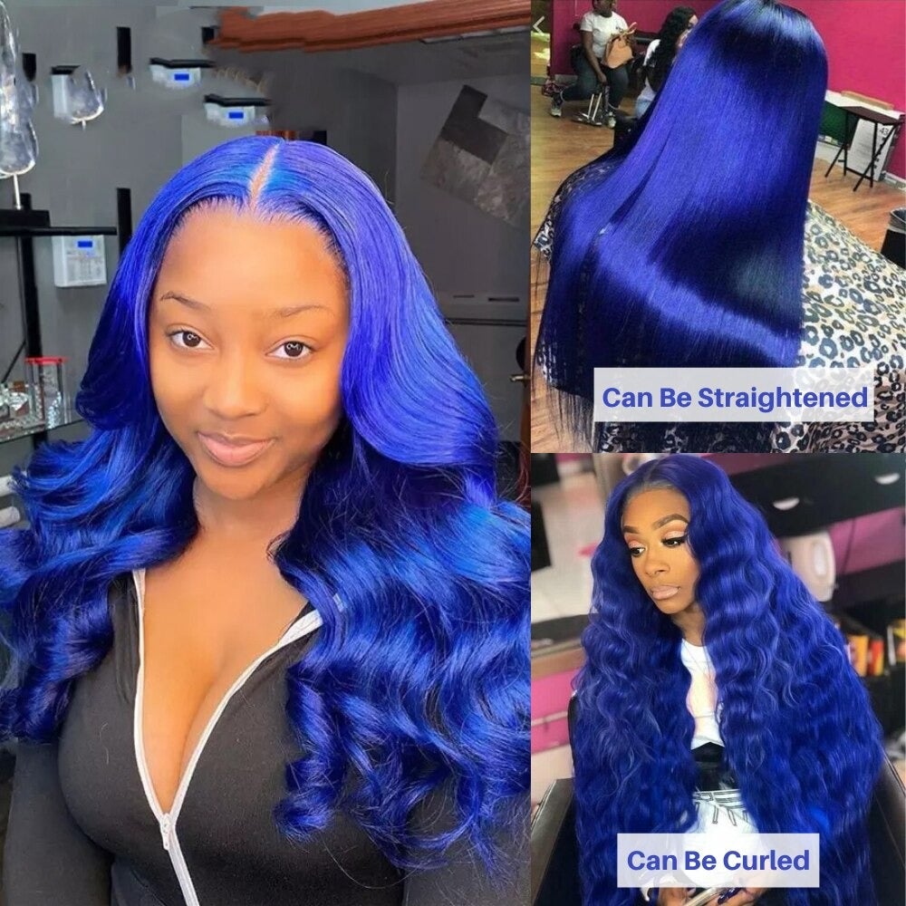 10A Grade Blue Body Wave BUNDLES with CLOSURES & FRONTALS 1B/ blue - Mein ShopCerise Alfie10A Grade Blue Body Wave BUNDLES with CLOSURES & FRONTALS 1B/ blue