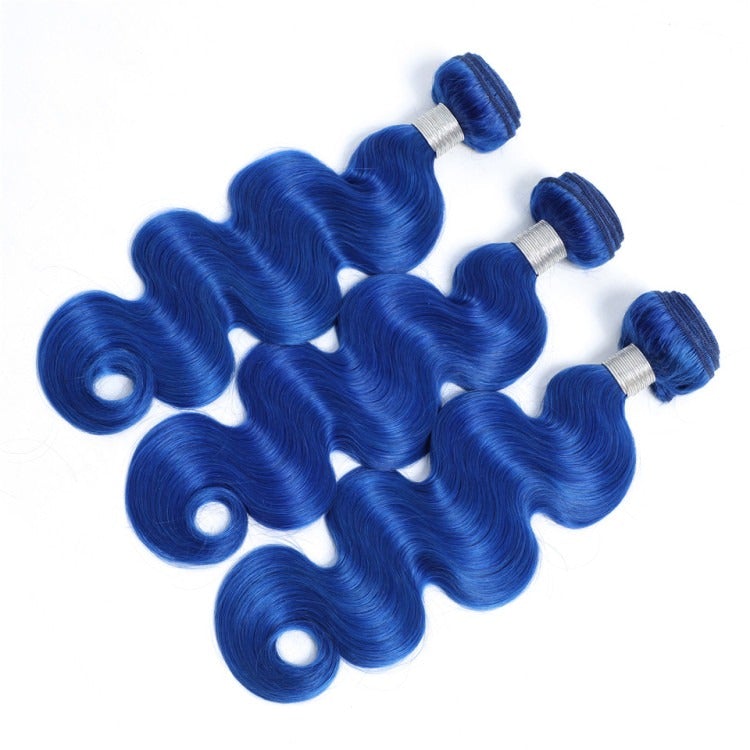 10A Grade Blue Body Wave BUNDLES with CLOSURES & FRONTALS 1B/ blue - Mein ShopCerise Alfie10A Grade Blue Body Wave BUNDLES with CLOSURES & FRONTALS 1B/ blue