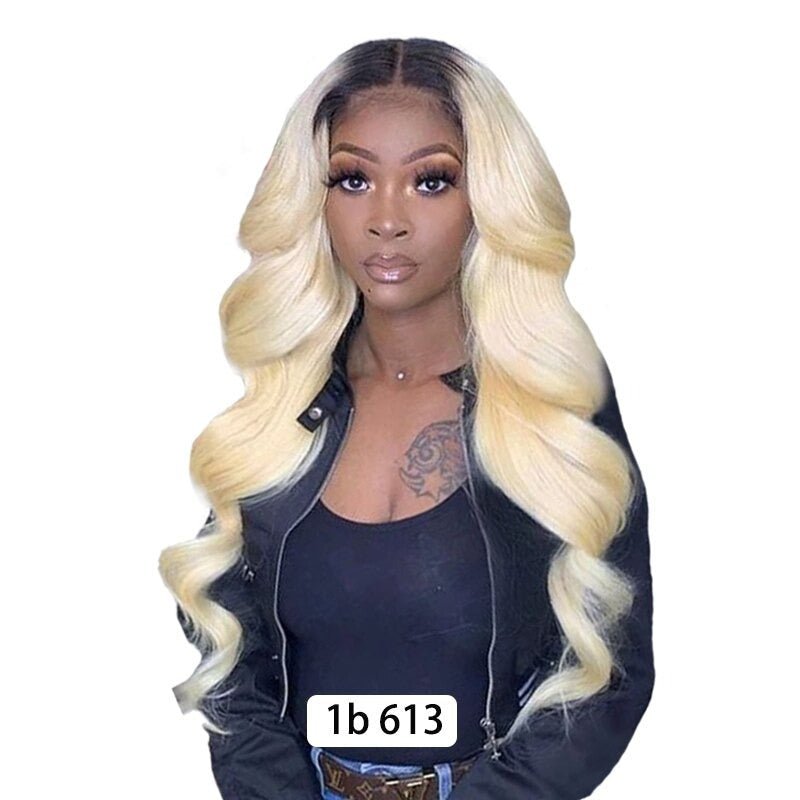 Body Wave 1B/613 Transparent Lace 13x4 Frontal Wig 4x4 Closure Wig 13x - Mein ShopCerise AlfieBody Wave 1B/613 Transparent Lace 13x4 Frontal Wig 4x4 Closure Wig 13x