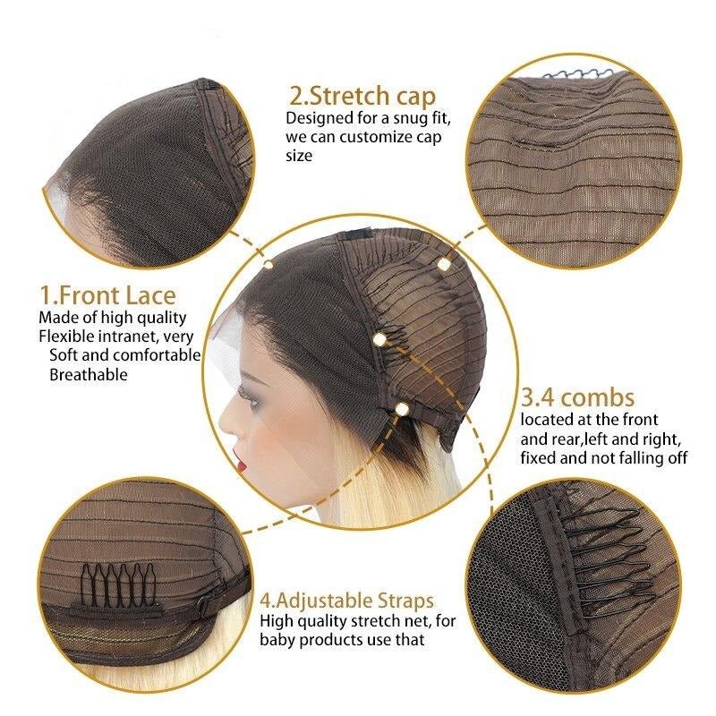 Body Wave 1B/613 Transparent Lace 13x4 Frontal Wig 4x4 Closure Wig 13x - Mein ShopCerise AlfieBody Wave 1B/613 Transparent Lace 13x4 Frontal Wig 4x4 Closure Wig 13x