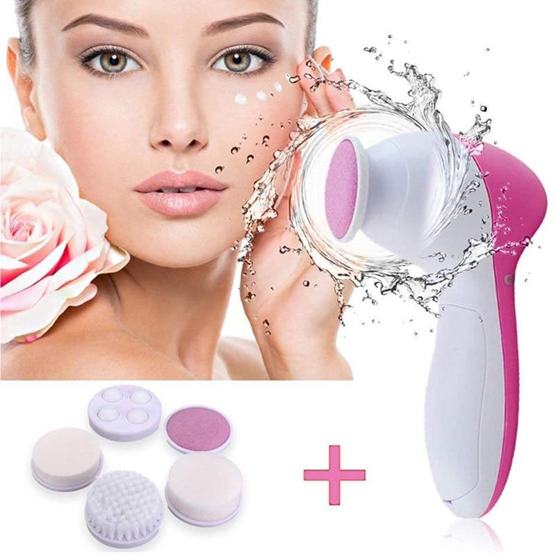 5 in 1 Face Massage Cleansing Brush Set - Mein ShopYellow Pandora5 in 1 Face Massage Cleansing Brush Set
