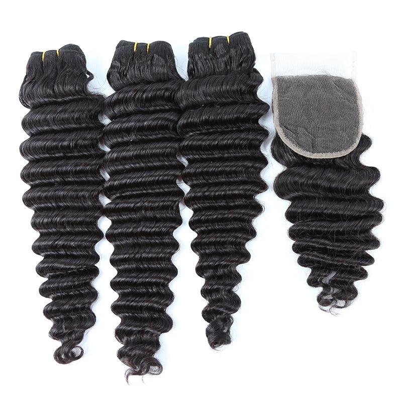 Beumax Double Drawn 12A Grade Loose Deep Wave BUNDLES with CLOSURES & - Mein ShopCerise AlfieBeumax Double Drawn 12A Grade Loose Deep Wave BUNDLES with CLOSURES &