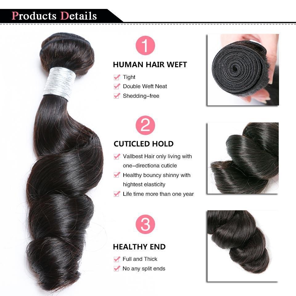 BeuMax 10A Grade 3/4 Loose Wave bundles with 13x4 Frontal - Mein ShopCerise AlfieBeuMax 10A Grade 3/4 Loose Wave bundles with 13x4 Frontal