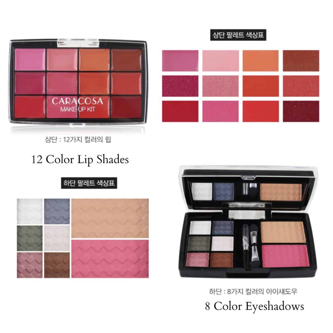 Caracosa Makeup Kit L - 1 - Mein ShopHarlequin ChestnutCaracosa Makeup Kit L - 1