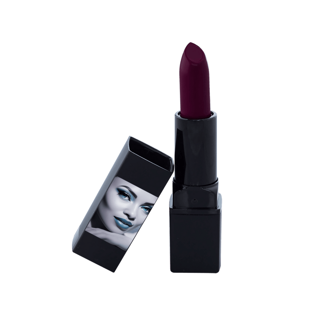 Burgundy Lipstick - Mein ShopviaGlamourviaGlamour image of a matte - lipstick