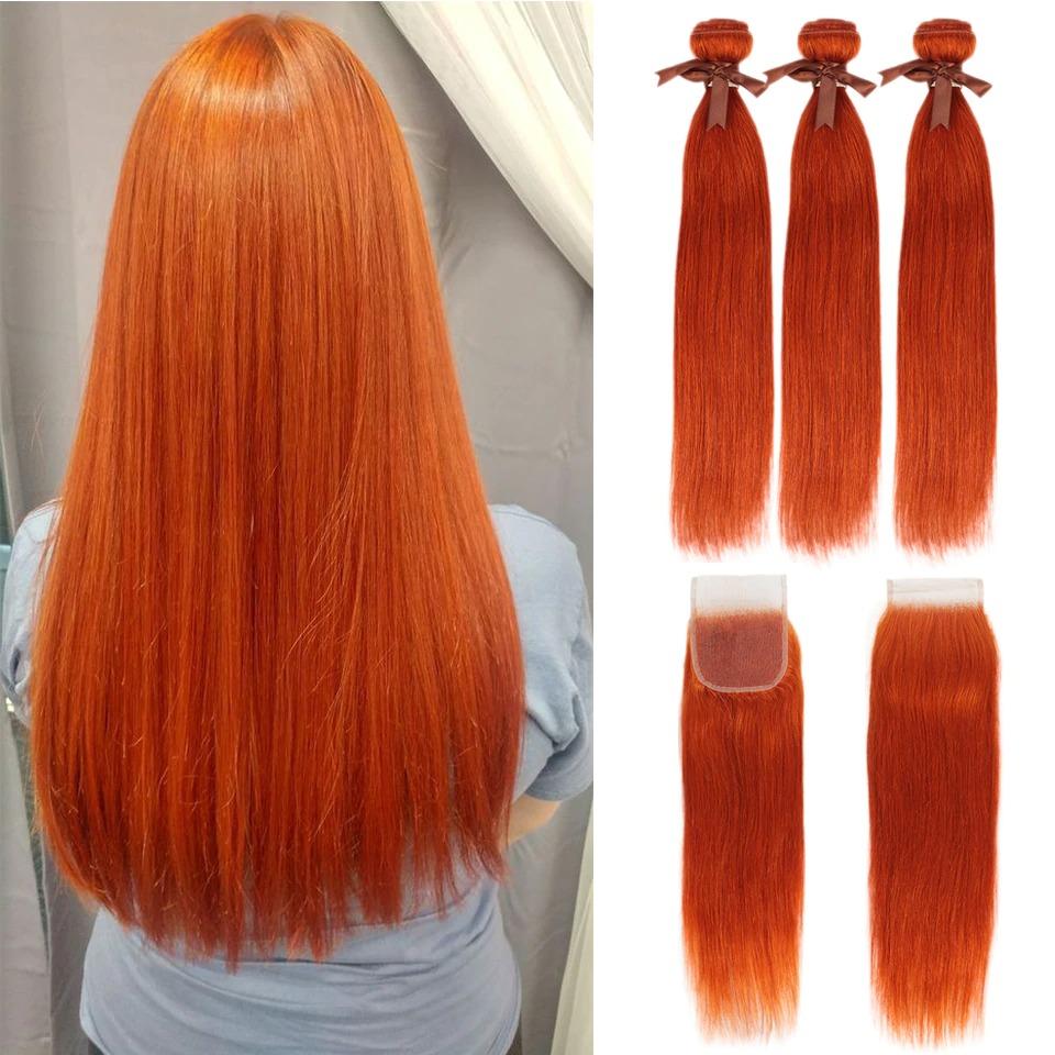 10A Grade Orange 1B/350 Straight 3/4 BUNDLES with CLOSURES & FRONTAL - Mein ShopCerise Alfie10A Grade Orange 1B/350 Straight 3/4 BUNDLES with CLOSURES & FRONTAL