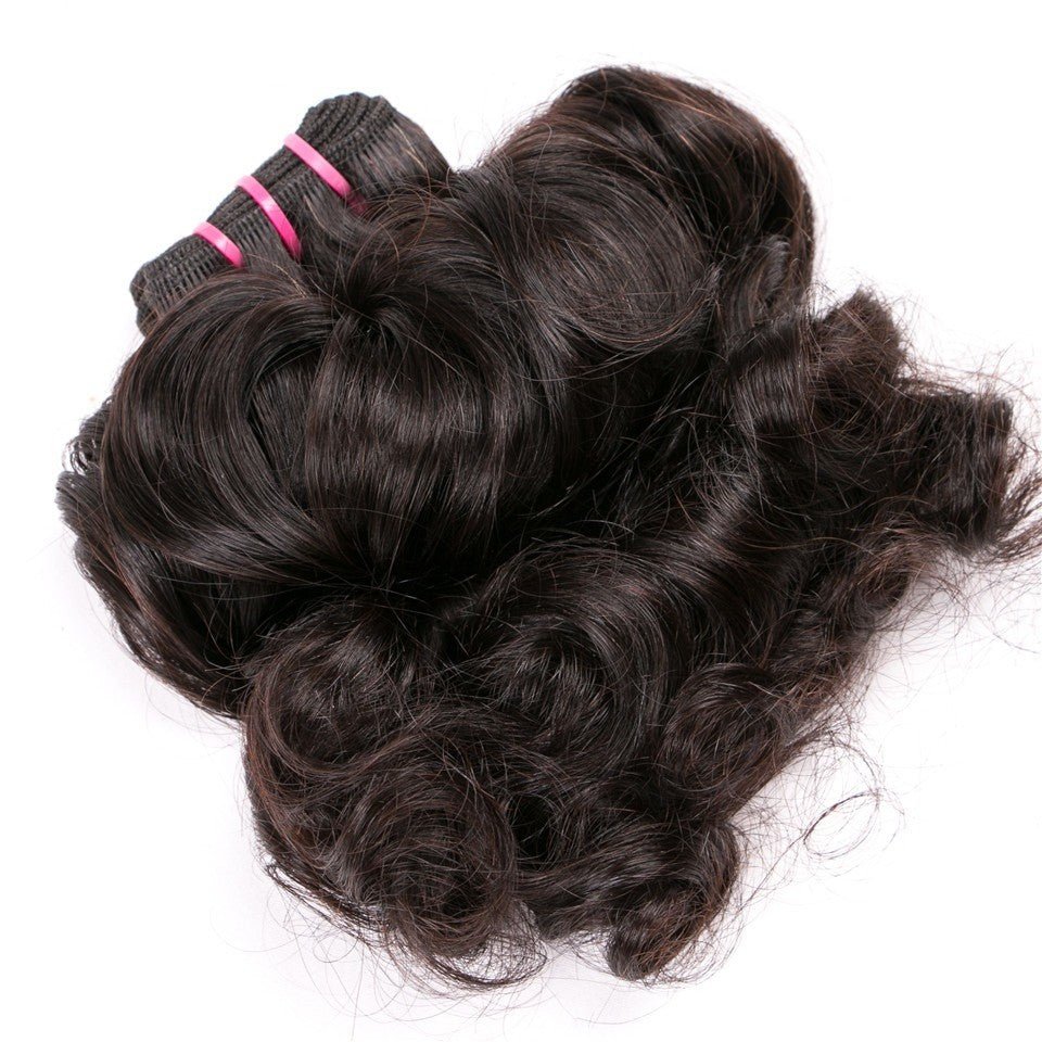 10A Grade 3/4 Magic Curl Fumi Human Hair bundles with 4x4 Closures & 1 - Mein ShopCerise Alfie10A Grade 3/4 Magic Curl Fumi Human Hair bundles with 4x4 Closures & 1