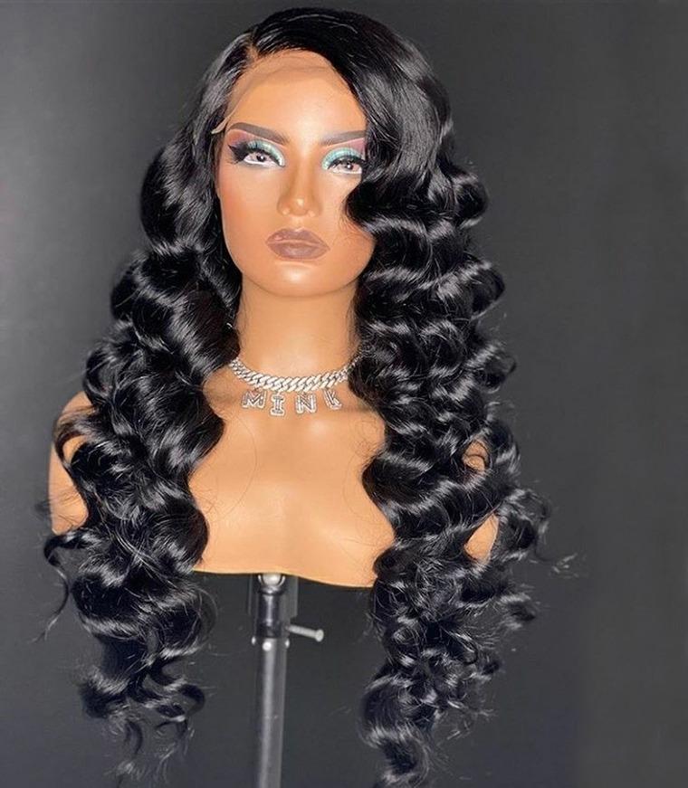 180% Density Full 4x4 Transparent Lace Front Loose Wave Human Hair Wig - Mein ShopCerise Alfie180% Density Full 4x4 Transparent Lace Front Loose Wave Human Hair Wig