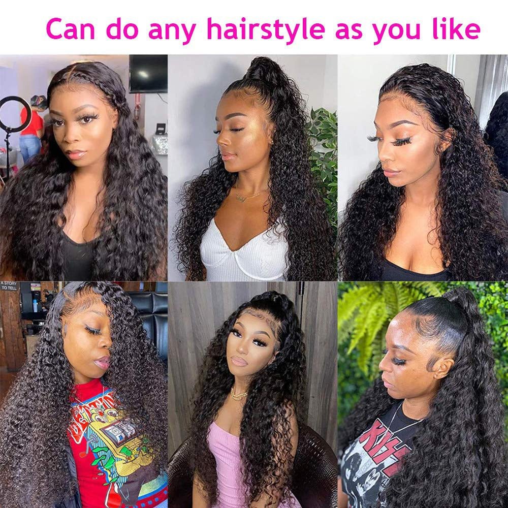 13x4x1 Water Wave 13x1x6 T part Lace Transparent Human Hair Wigs 180% - Mein ShopCerise Alfie13x4x1 Water Wave 13x1x6 T part Lace Transparent Human Hair Wigs 180%