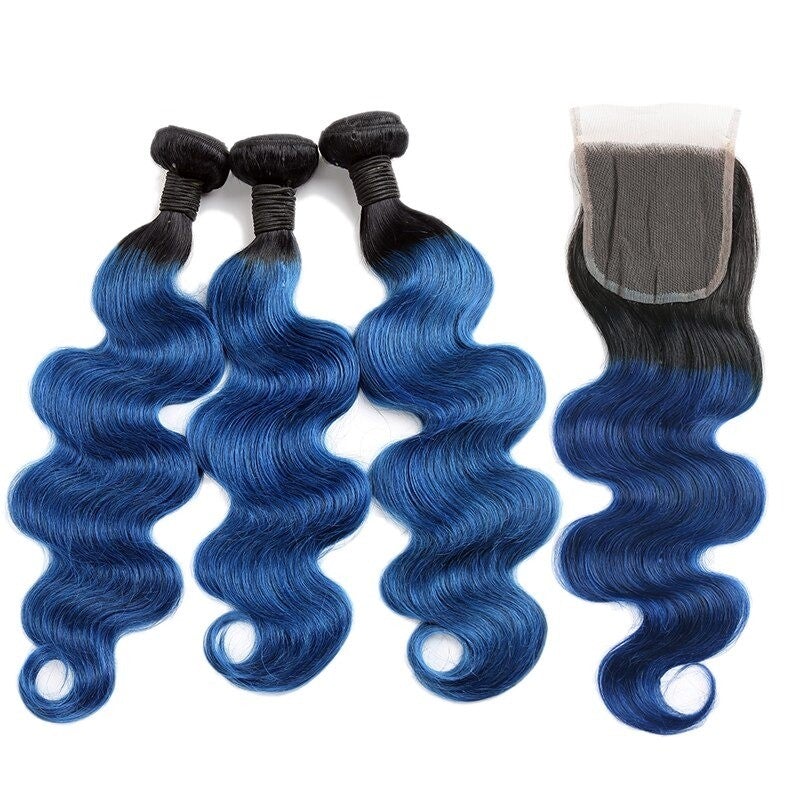 10A Grade Blue Body Wave BUNDLES with CLOSURES & FRONTALS 1B/ blue - Mein ShopCerise Alfie10A Grade Blue Body Wave BUNDLES with CLOSURES & FRONTALS 1B/ blue