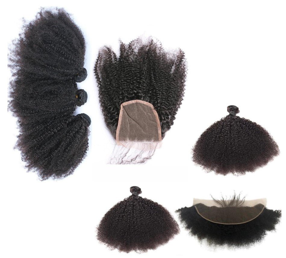 10A Grade 3/4 Bundles Afro Kinky Curly weave with 4X4 Closures & 13x4 - Mein ShopCerise Alfie10A Grade 3/4 Bundles Afro Kinky Curly weave with 4X4 Closures & 13x4