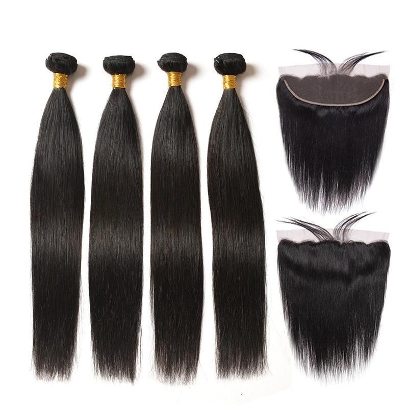 BeuMax 10A Grade 3/4 Straight Hair bundles with 13x4 Frontal - Mein ShopCerise AlfieBeuMax 10A Grade 3/4 Straight Hair bundles with 13x4 Frontal