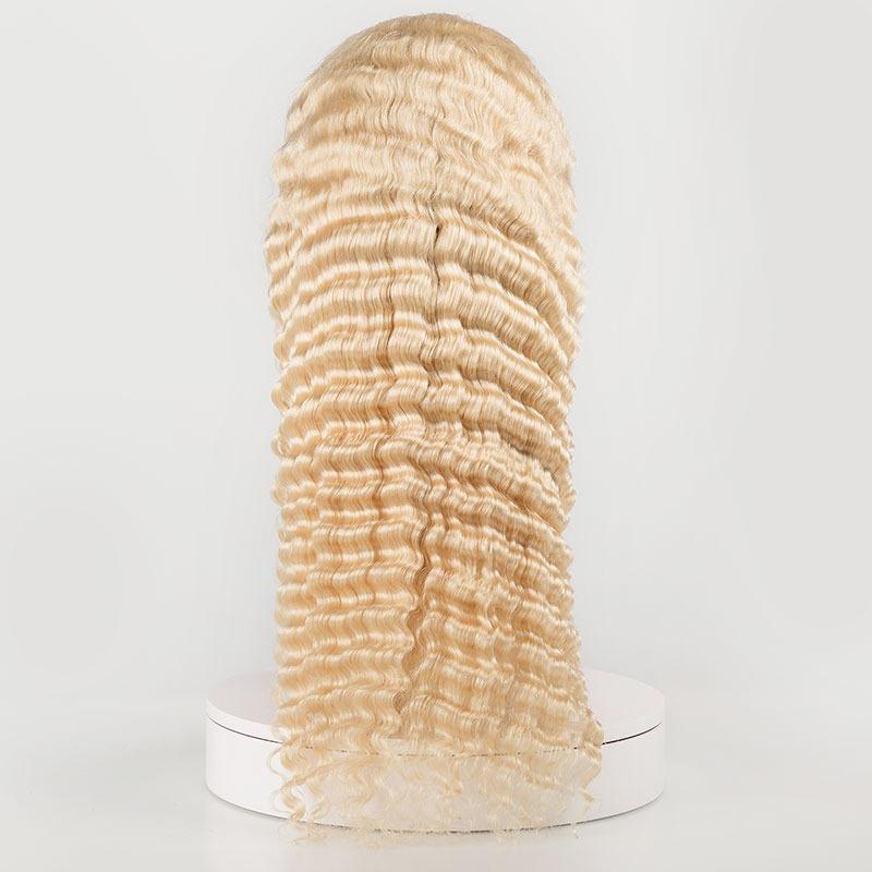 Deep Wave 613 Transparent Lace 13x4 Frontal Wig 4x4 Closure Wig 13x6x1 - Mein ShopCerise AlfieDeep Wave 613 Transparent Lace 13x4 Frontal Wig 4x4 Closure Wig 13x6x1