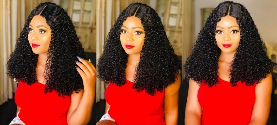 10A Grade Brazilian Pissy Curly Fumi Human Hair 3/4 Bundles With 4x4 - Mein ShopCerise Alfie10A Grade Brazilian Pissy Curly Fumi Human Hair 3/4 Bundles With 4x4