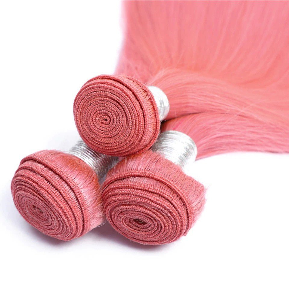 Pink 10A Grade 1B/Pink Straight 3/4 BUNDLES with CLOSURES & FRONTALS - Mein ShopCerise AlfiePink 10A Grade 1B/Pink Straight 3/4 BUNDLES with CLOSURES & FRONTALS