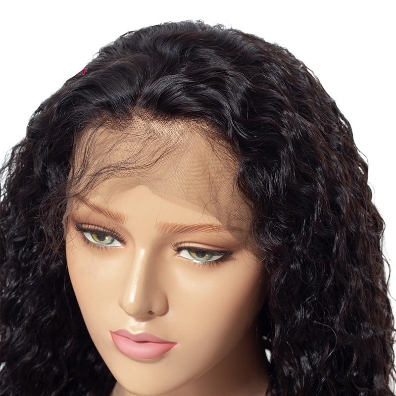 13x4 HD Transparent Lace Frontal Water Wave Human Hair Wigs 200% Densi - Mein ShopCerise Alfie13x4 HD Transparent Lace Frontal Water Wave Human Hair Wigs 200% Densi