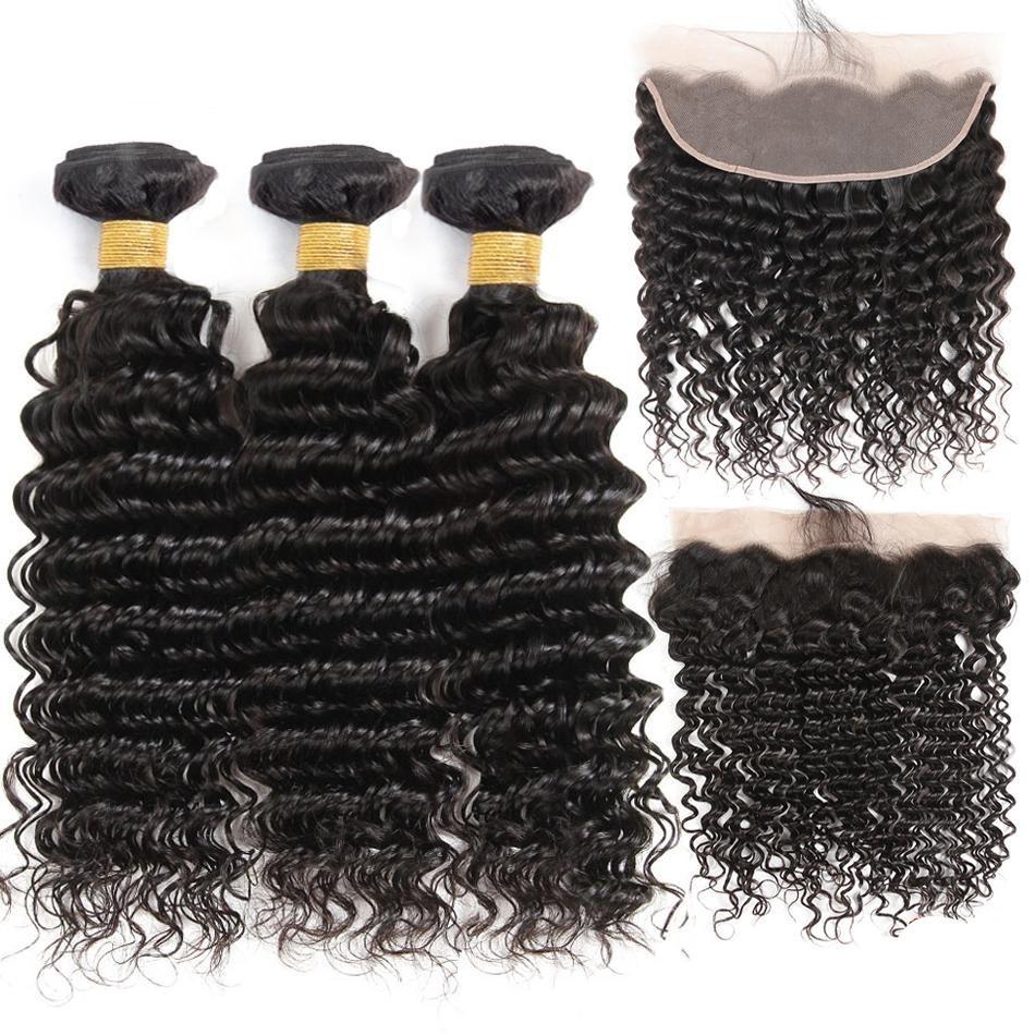 BeuMax 10A Grade 3/4 Deep Wave bundles with 13x4 Frontal - Mein ShopCerise AlfieBeuMax 10A Grade 3/4 Deep Wave bundles with 13x4 Frontal