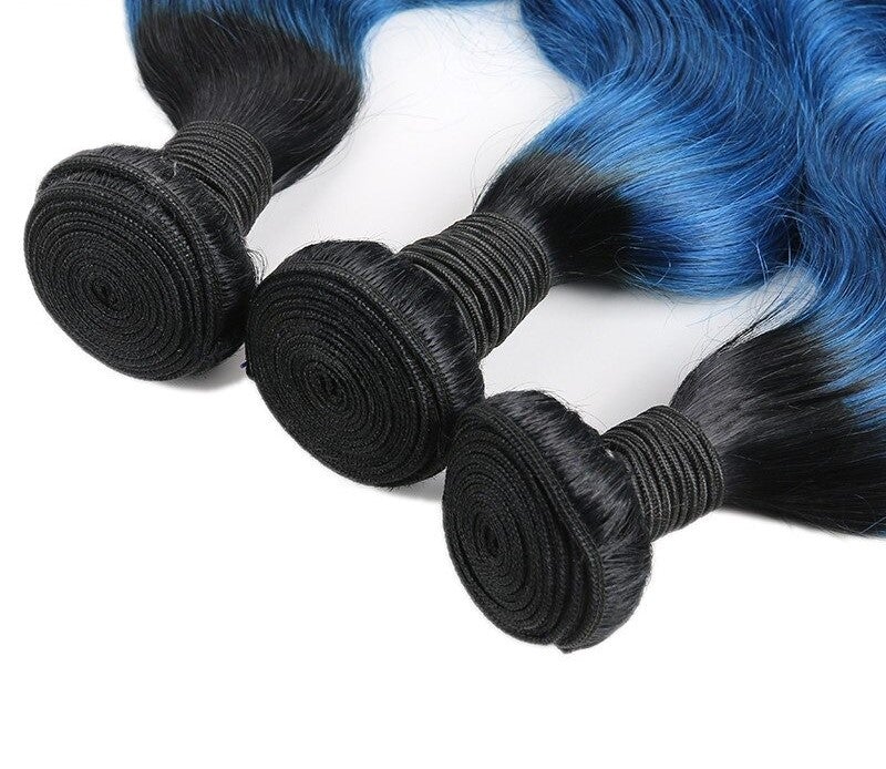 10A Grade Blue Body Wave BUNDLES with CLOSURES & FRONTALS 1B/ blue - Mein ShopCerise Alfie10A Grade Blue Body Wave BUNDLES with CLOSURES & FRONTALS 1B/ blue