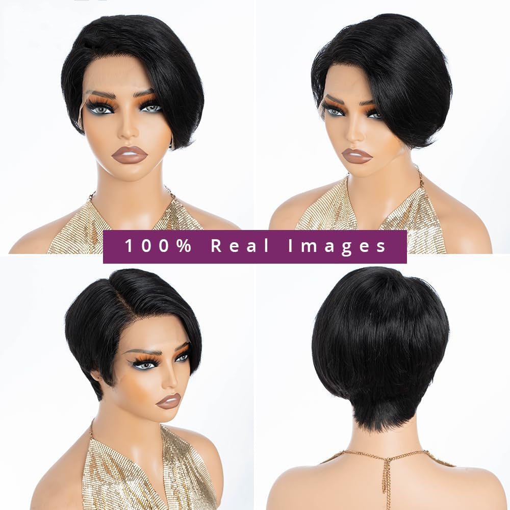 Human Hair Lace Bob Non - toxic Wig - pre - drawn, 13X4X1 Lace, Short - Mein ShopCrimson MedeaHuman Hair Lace Bob Non - toxic Wig - pre - drawn, 13X4X1 Lace, Short