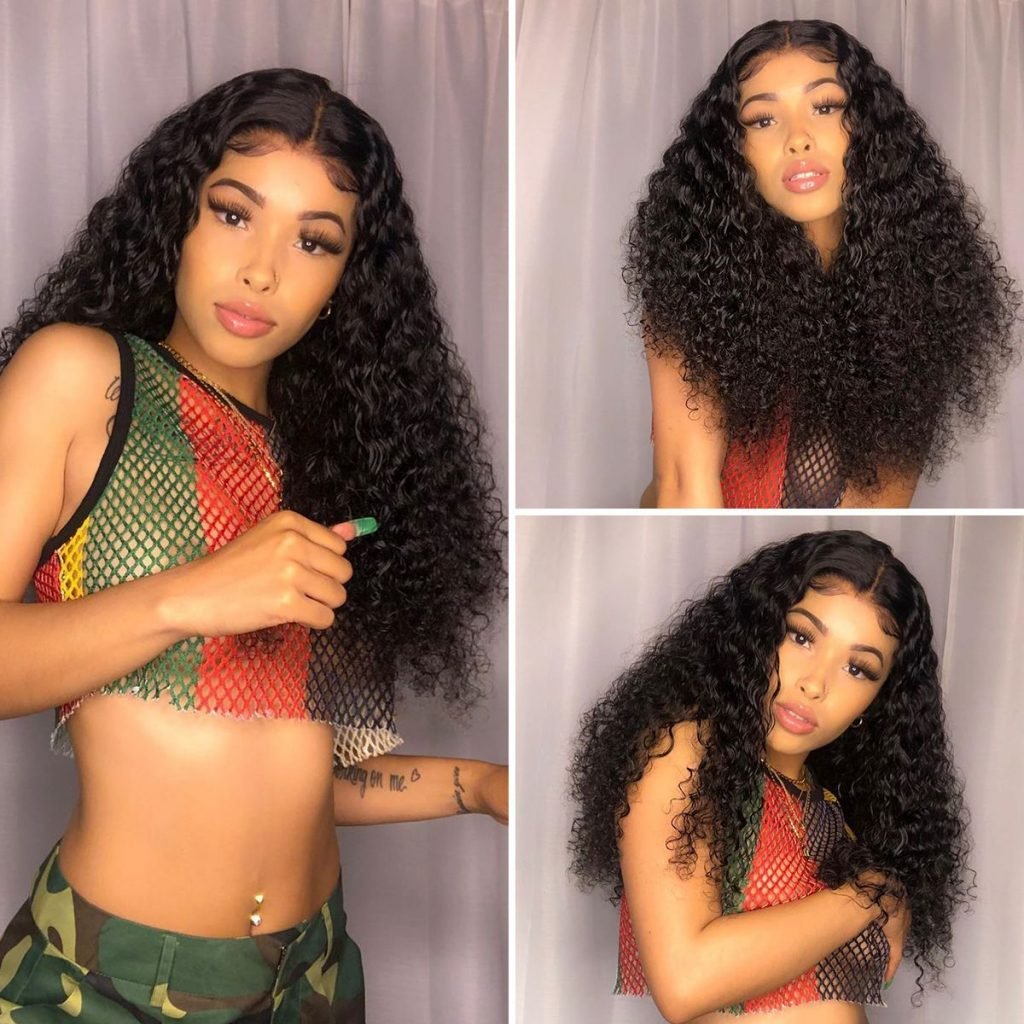 13x1x4 Jerry Curl 13x1x6 T part Lace Transparent Human Hair Wigs 180% - Mein ShopCerise Alfie13x1x4 Jerry Curl 13x1x6 T part Lace Transparent Human Hair Wigs 180%