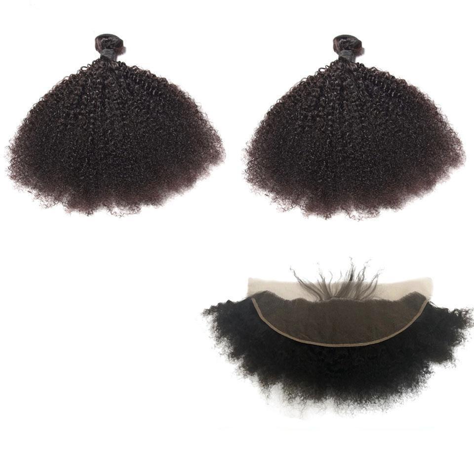 BeuMax 10A Grade 3/4 Afro Kinky Curly bundles with 13x4 Frontal - Mein ShopCerise AlfieBeuMax 10A Grade 3/4 Afro Kinky Curly bundles with 13x4 Frontal