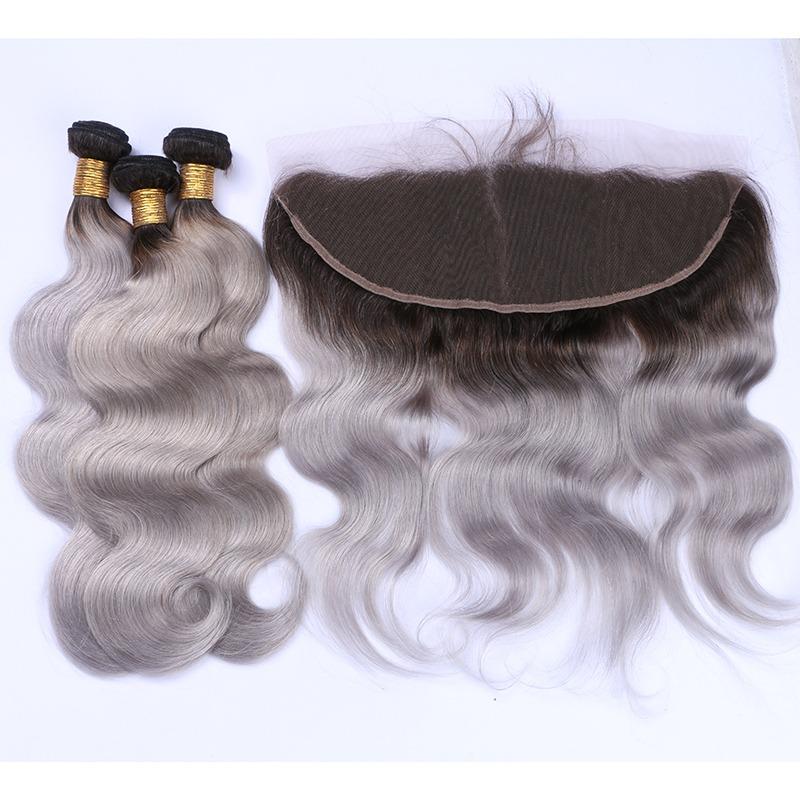 Gray 10A Grade Silver 1B/ Silver 3/4 Body Wave BUNDLES with CLOSURES - Mein ShopCerise AlfieGray 10A Grade Silver 1B/ Silver 3/4 Body Wave BUNDLES with CLOSURES
