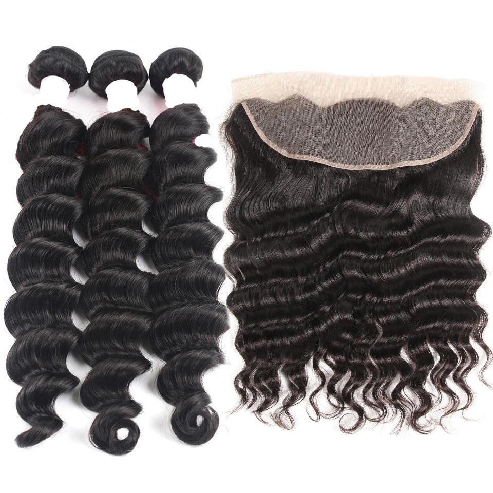 BeuMax 10A Grade 3/4 loose body wave bundles with 13x4 Frontal - Mein ShopCerise AlfieBeuMax 10A Grade 3/4 loose body wave bundles with 13x4 Frontal