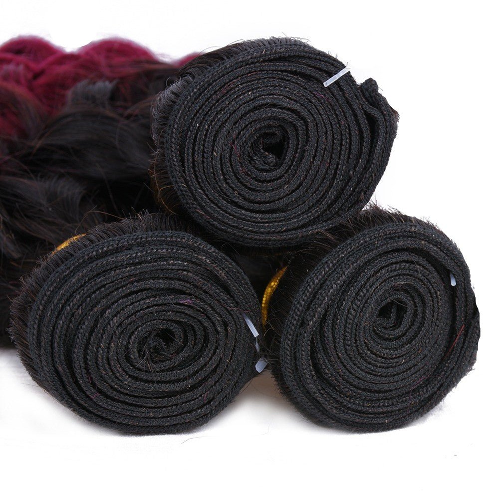 Burg 10A Grade Water Wave 1B/Burgundy BUNDLES with CLOSURES & FRONTAL - Mein ShopCerise AlfieBurg 10A Grade Water Wave 1B/Burgundy BUNDLES with CLOSURES & FRONTAL