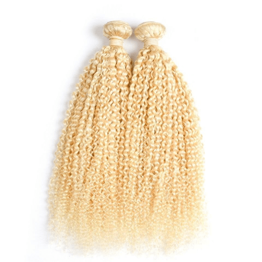 Blonde Kinky Curly 1B/613 Human Hair BUNDLES with CLOSURES & FRONTALS - Mein ShopCerise AlfieBlonde Kinky Curly 1B/613 Human Hair BUNDLES with CLOSURES & FRONTALS