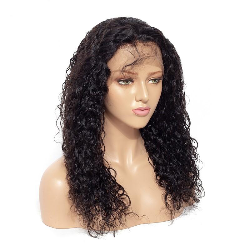 13x4 HD Transparent Lace Frontal Water Wave Human Hair Wigs 200% Densi - Mein ShopCerise Alfie13x4 HD Transparent Lace Frontal Water Wave Human Hair Wigs 200% Densi