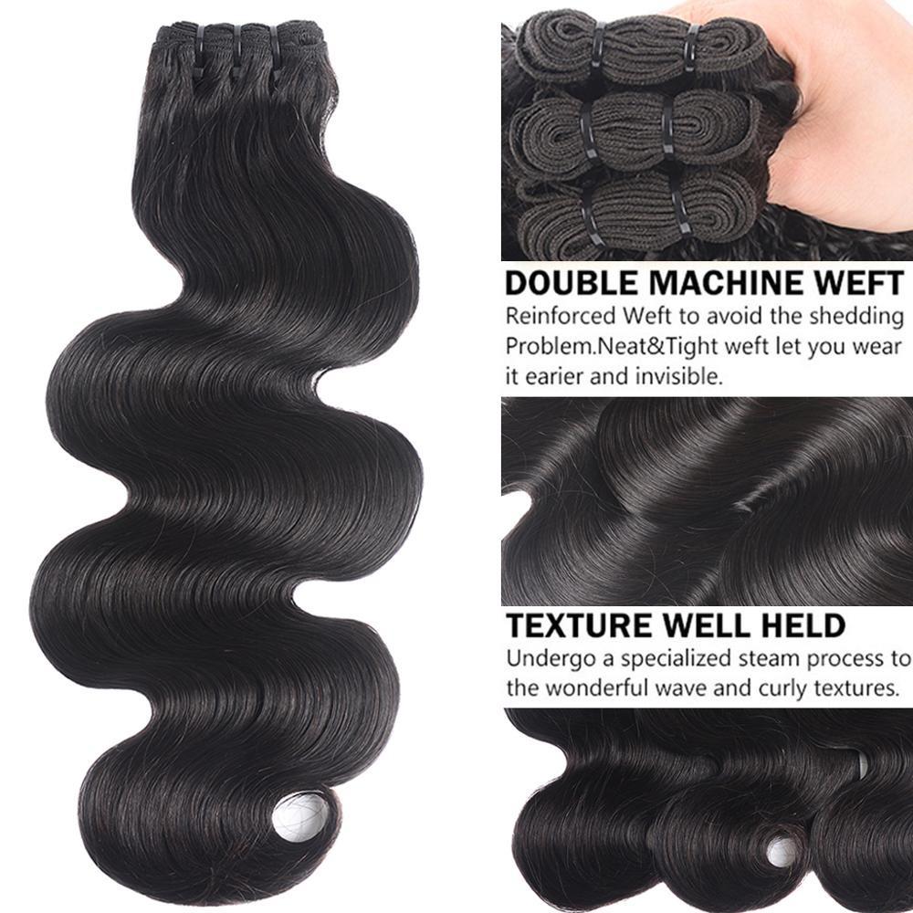 Beumax Double Drawn 12A Grade Body Wave BUNDLES with CLOSURES & - Mein ShopCerise AlfieBeumax Double Drawn 12A Grade Body Wave BUNDLES with CLOSURES &