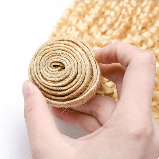 Blonde Kinky Curly 1B/613 Human Hair BUNDLES with CLOSURES & FRONTALS - Mein ShopCerise AlfieBlonde Kinky Curly 1B/613 Human Hair BUNDLES with CLOSURES & FRONTALS