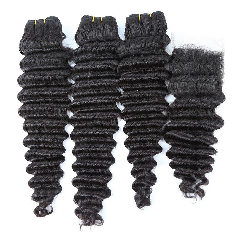 Beumax Double Drawn 12A Grade Loose Deep Wave BUNDLES with CLOSURES & - Mein ShopCerise AlfieBeumax Double Drawn 12A Grade Loose Deep Wave BUNDLES with CLOSURES &