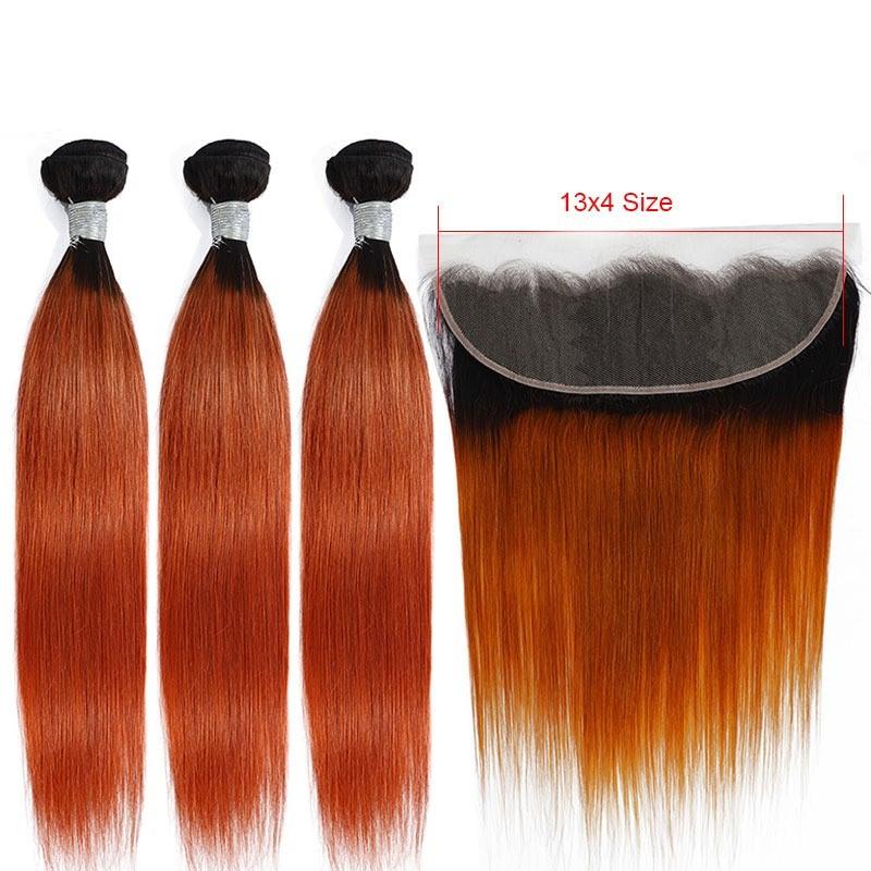 10A Grade Orange 1B/350 Straight 3/4 BUNDLES with CLOSURES & FRONTAL - Mein ShopCerise Alfie10A Grade Orange 1B/350 Straight 3/4 BUNDLES with CLOSURES & FRONTAL