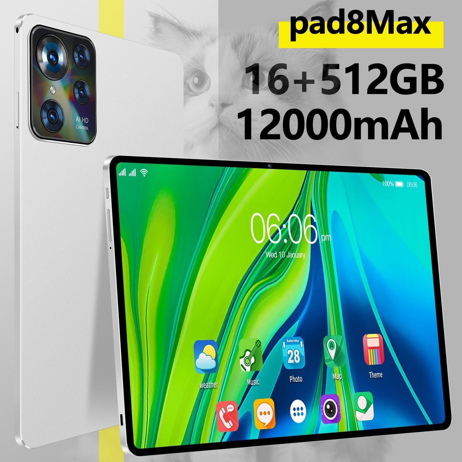 10 - inch Tablet PC Smart Call Google Edition - Mein ShopCrimson Medea10 - inch Tablet PC Smart Call Google Edition