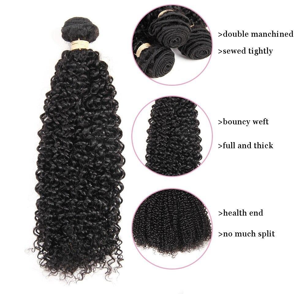 BeuMax 10A Grade 3/4 Kinky Curl bundles with 13x4 Frontal - Mein ShopCerise AlfieBeuMax 10A Grade 3/4 Kinky Curl bundles with 13x4 Frontal