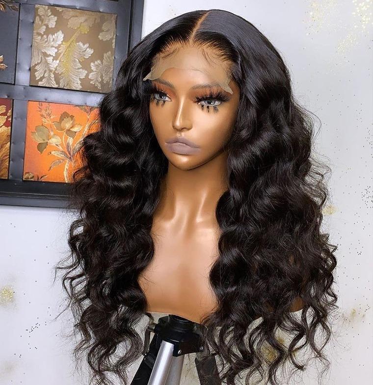 180% Density Full 4x4 Transparent Lace Front Loose Wave Human Hair Wig - Mein ShopCerise Alfie180% Density Full 4x4 Transparent Lace Front Loose Wave Human Hair Wig