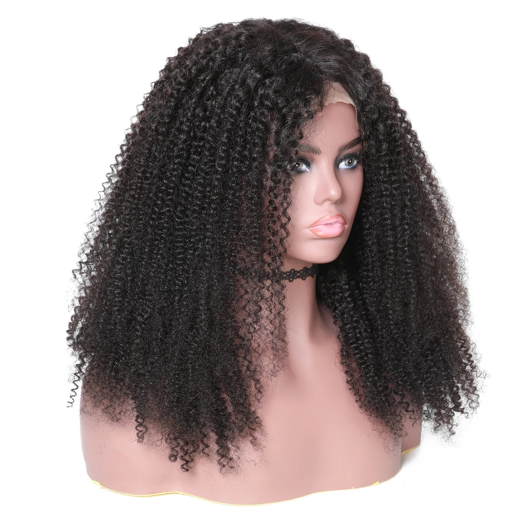13x4 HD Transparent Lace Frontal Afro Kinky Curly Human Hair Wigs 200% - Mein ShopCerise Alfie13x4 HD Transparent Lace Frontal Afro Kinky Curly Human Hair Wigs 200%