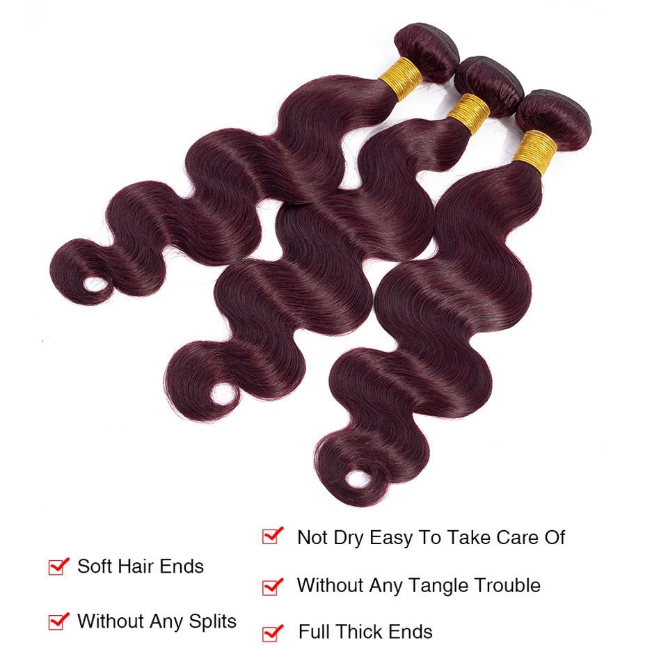 10A Grade 99J Body Wave 1B/99j BUNDLES with 4x4 CLOSURES & 13x4 FRO - Mein ShopCerise Alfie10A Grade 99J Body Wave 1B/99j BUNDLES with 4x4 CLOSURES & 13x4 FRO