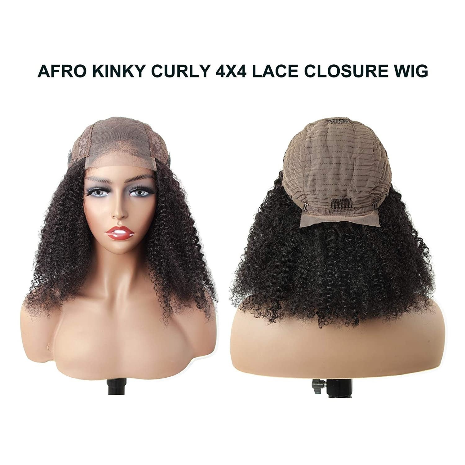 BeuMax 4x4 Afro Kinky Curly 5x5 Lace Closure wig 6x6 Human Hair Wigs - Mein ShopCerise AlfieBeuMax 4x4 Afro Kinky Curly 5x5 Lace Closure wig 6x6 Human Hair Wigs