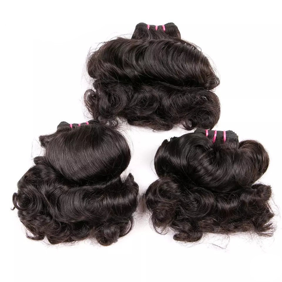 10A Grade 3/4 Magic Curl Fumi Human Hair bundles with 4x4 Closures & 1 - Mein ShopCerise Alfie10A Grade 3/4 Magic Curl Fumi Human Hair bundles with 4x4 Closures & 1